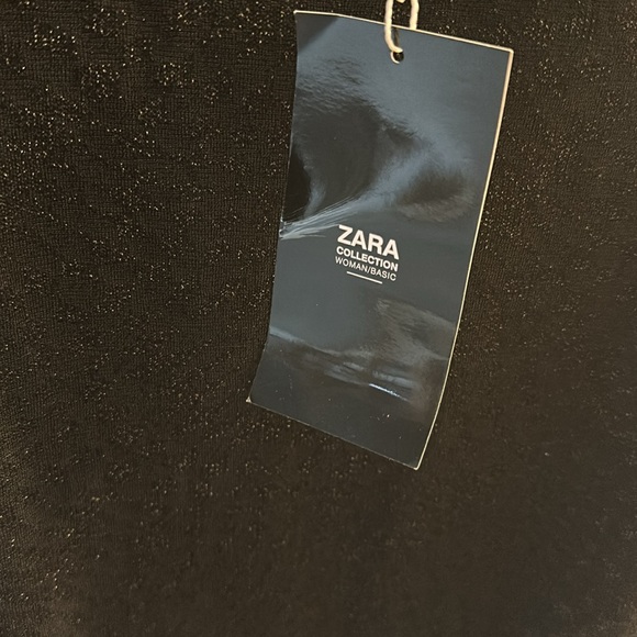 NWT Zara Sparkly Shimmer Knit Bodysuit - Picture 7 of 12